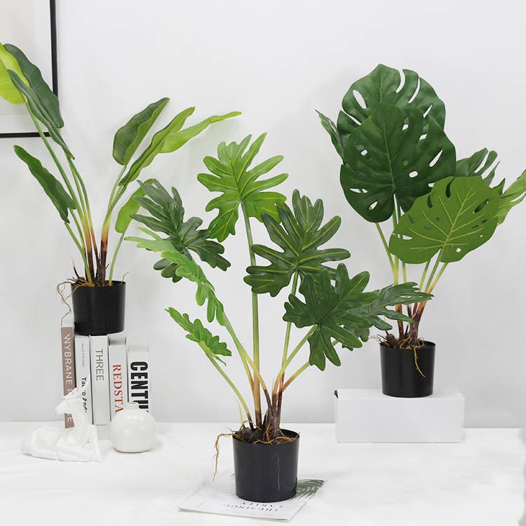 Designer's pick-Quality Potted Monstera Artificial Plant