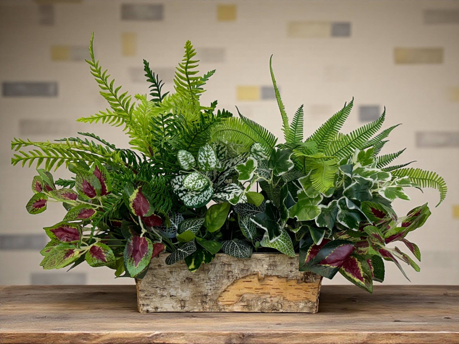 Artificial waterproof Soft Plastic Greenery Bush-7 sprays 