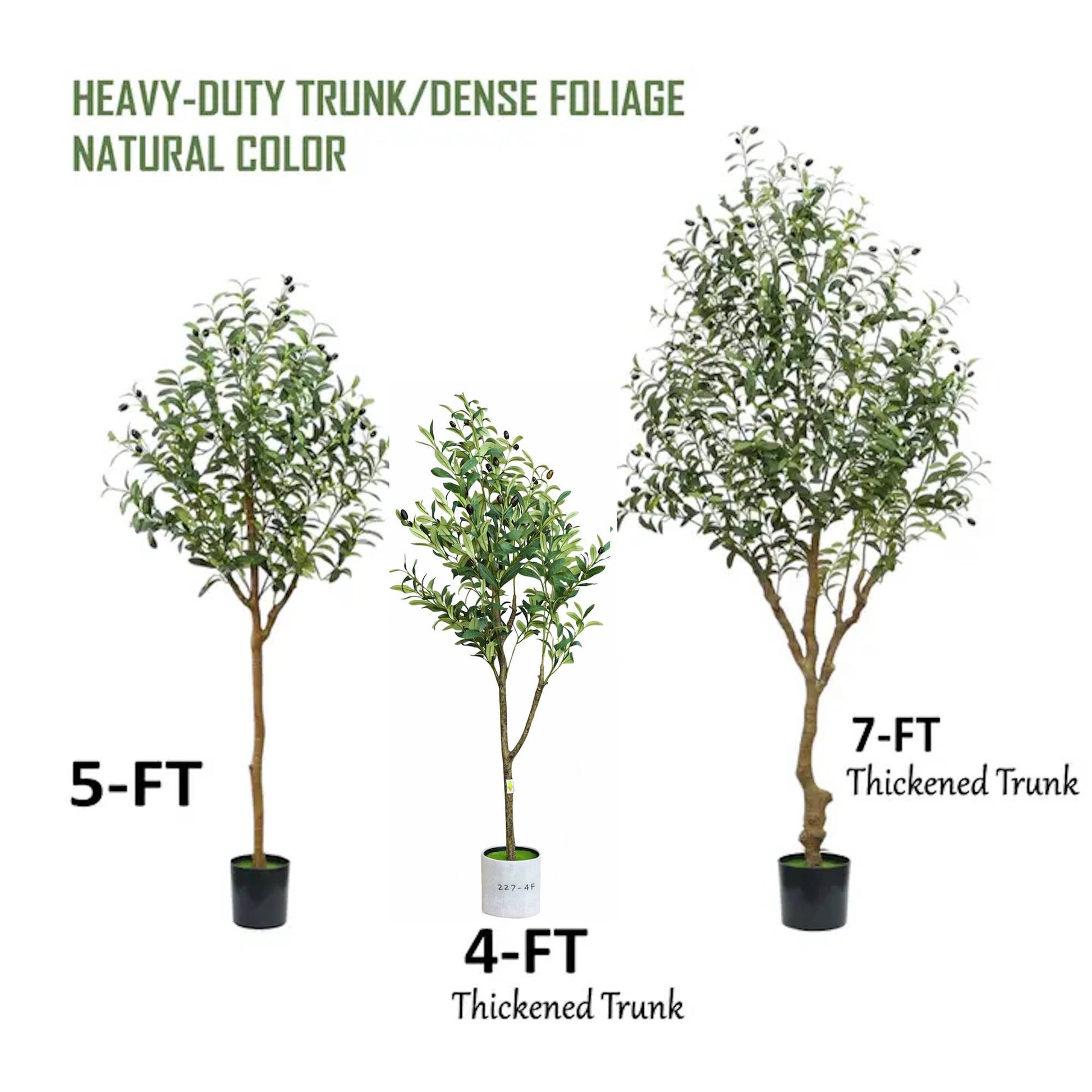Dense Foliage-Artificial Quality Realistic Olive Tree