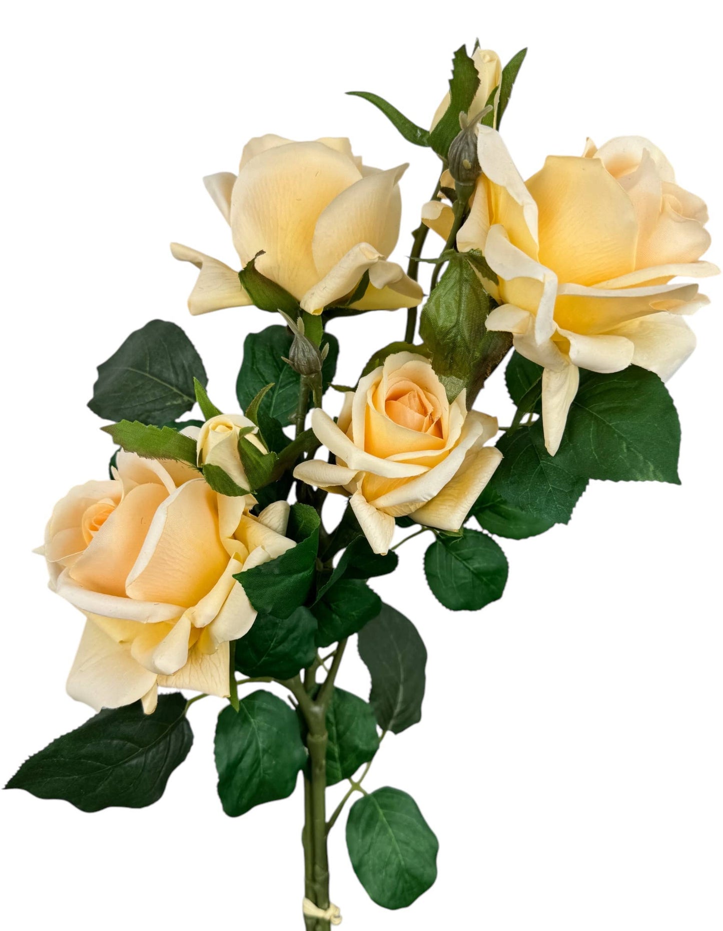 28.75"-Ultra Realistic-Real Touch Rose Stem with 6 Flowers