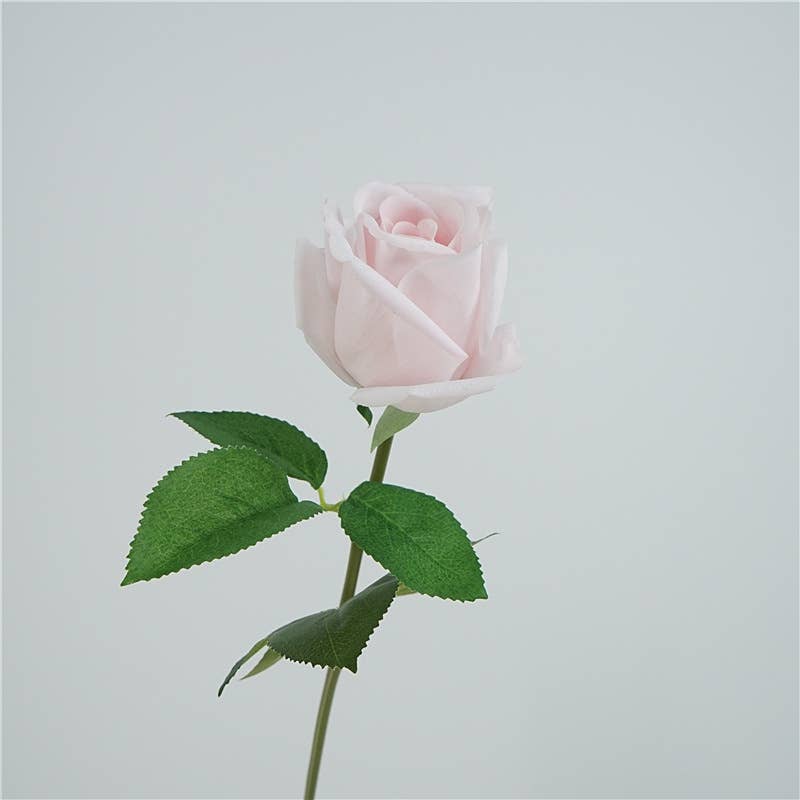 21.5" Ultra Realistic Faux Rose Stem–Moisturizing coating