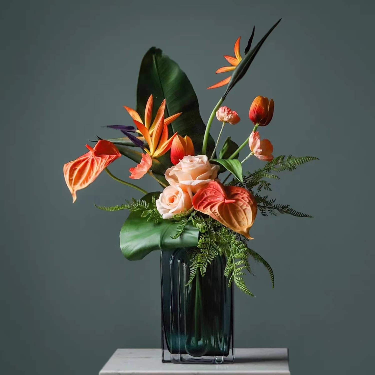 20" Real Touch Bird of Paradise Flower