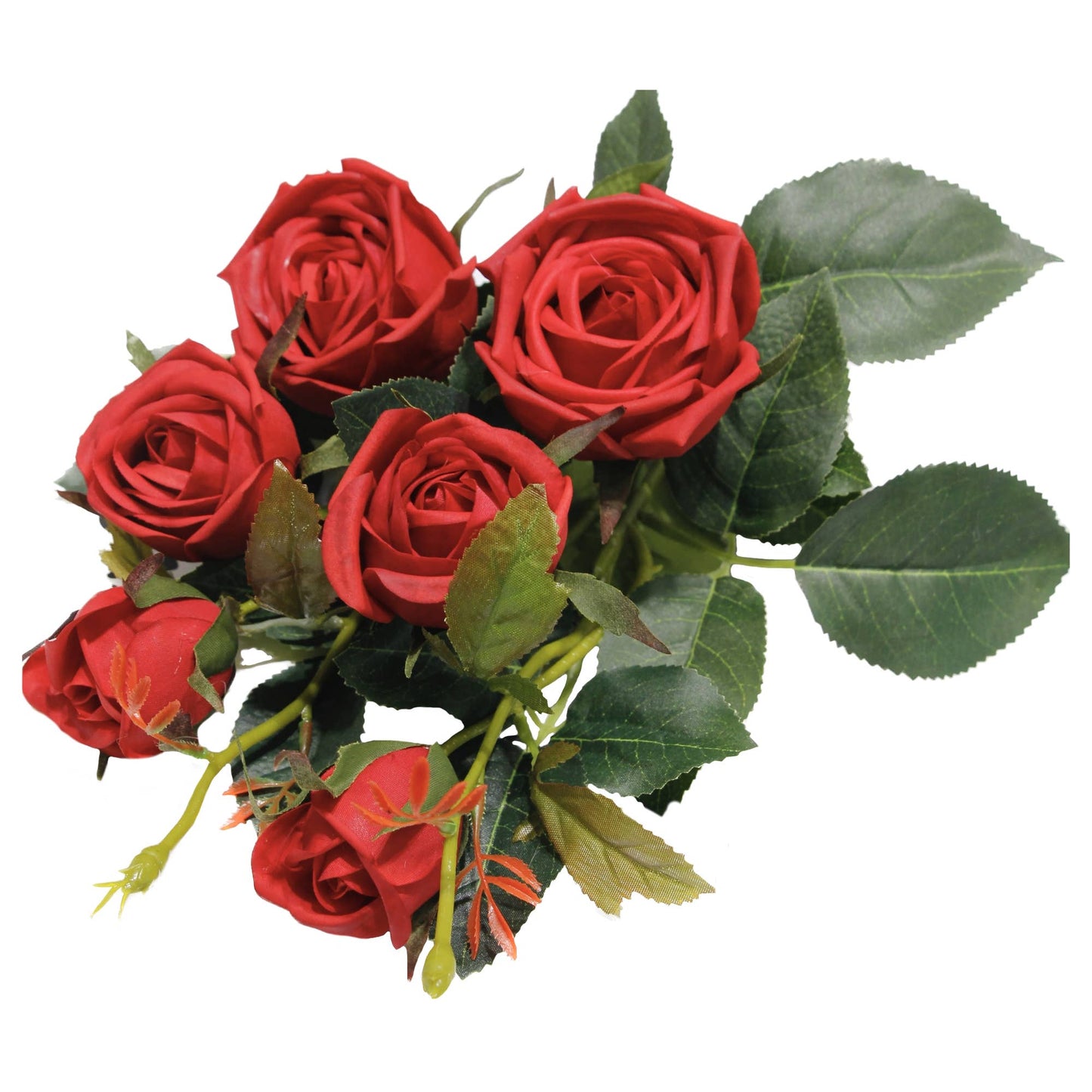 24" Real Touch Rose-3 flowers