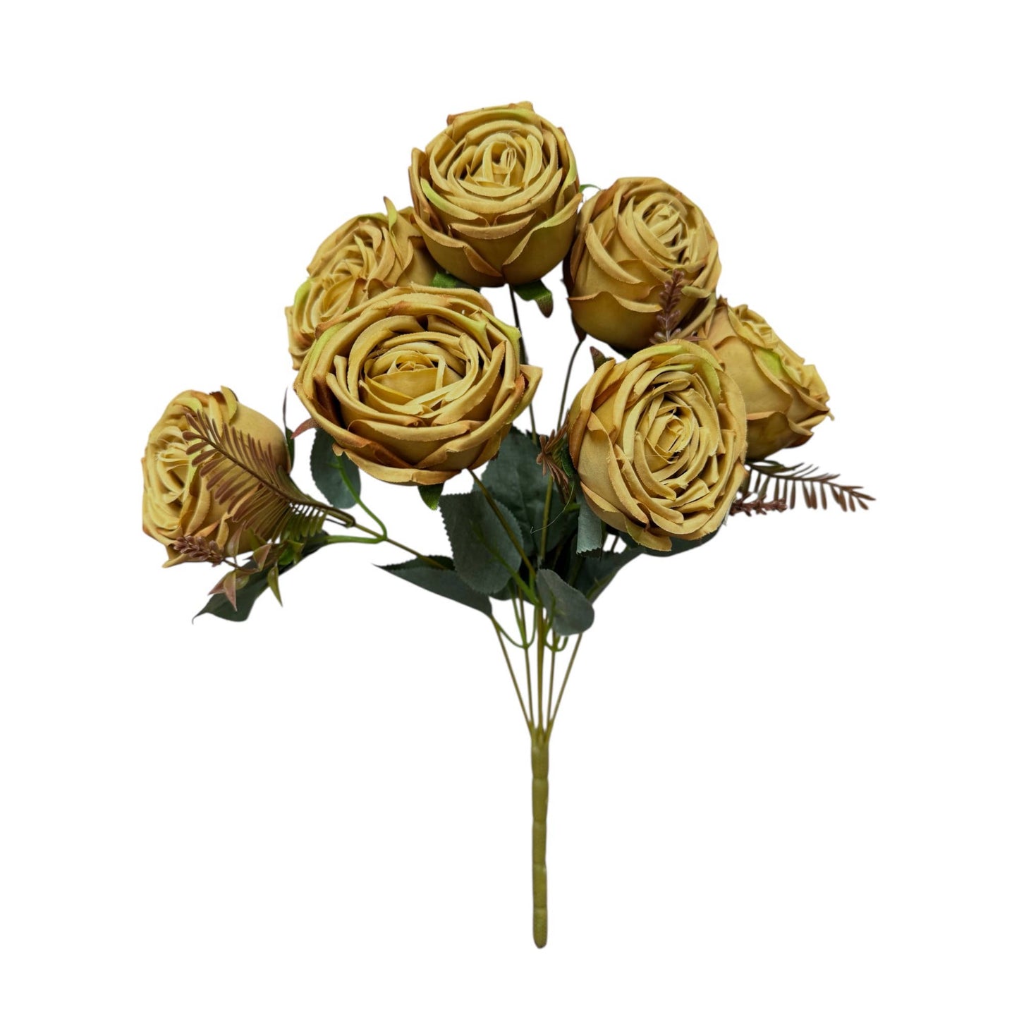 Artificial Rose Bush-Non real touch-Perfect Fall-7 Sprays