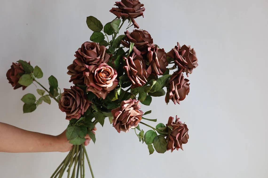 25"-Premium Collection-Real Touch Artificial Rose