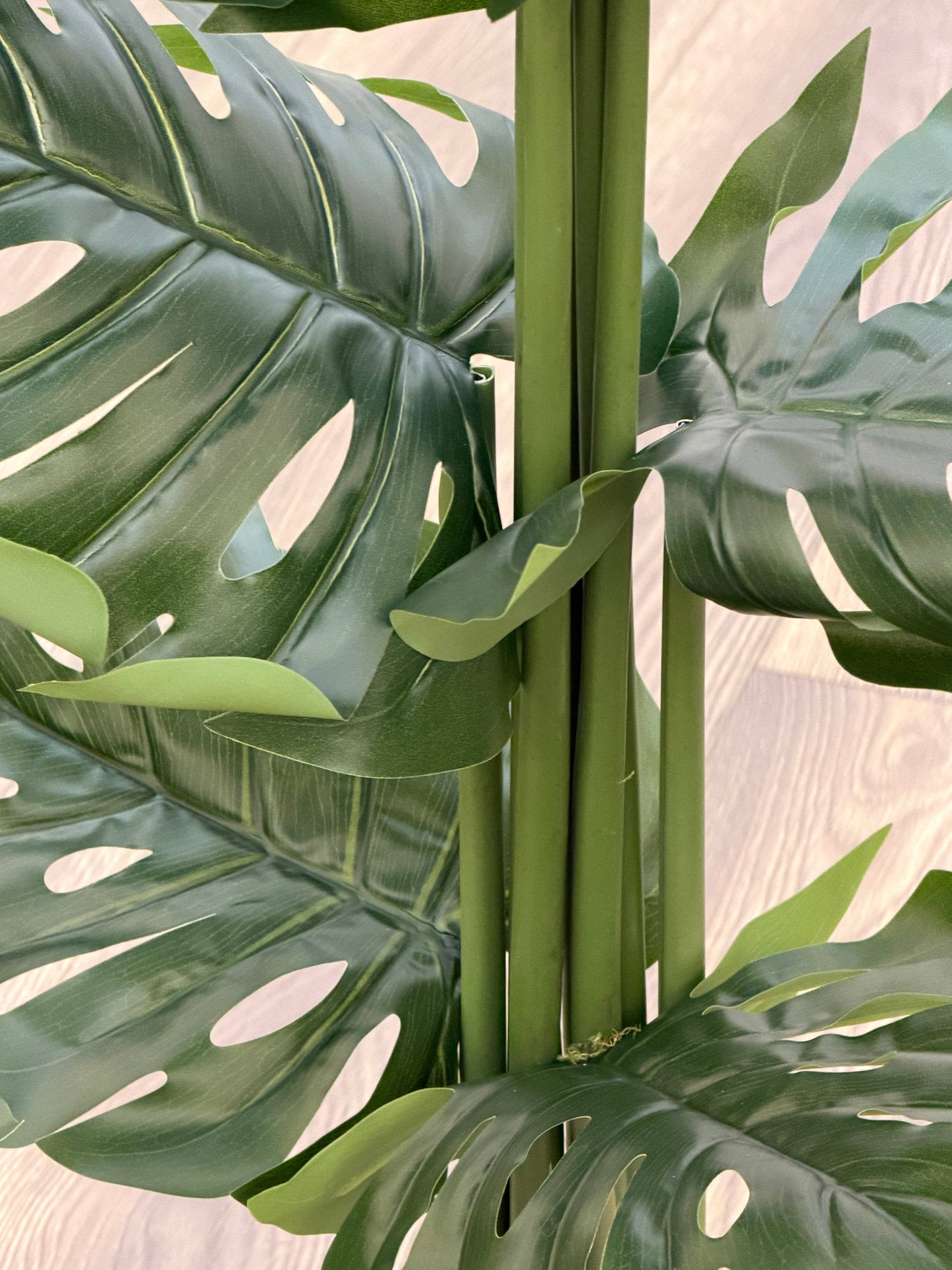 Potted Artificial Monstera Plant