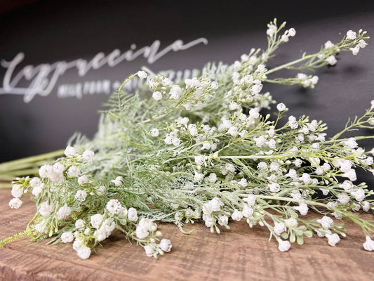 Designers Pick-Frosted Soft touch Baby's breath spray
