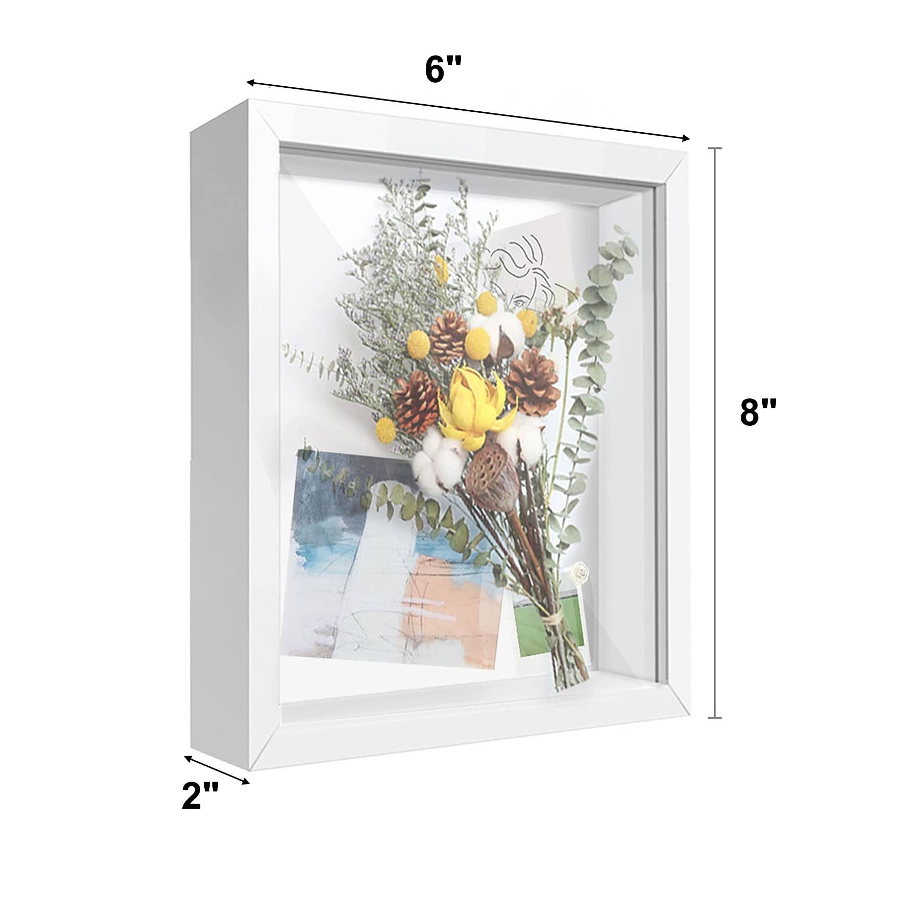 Shadow Box Display Case Frame-2"Depth 