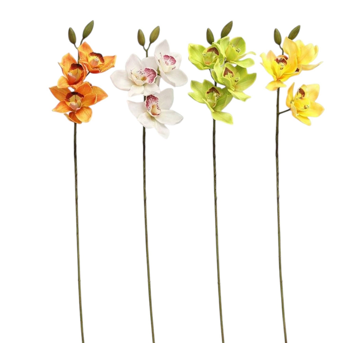 28"Real Touch Cymbidium Orchid Stem-Designer’s Pick