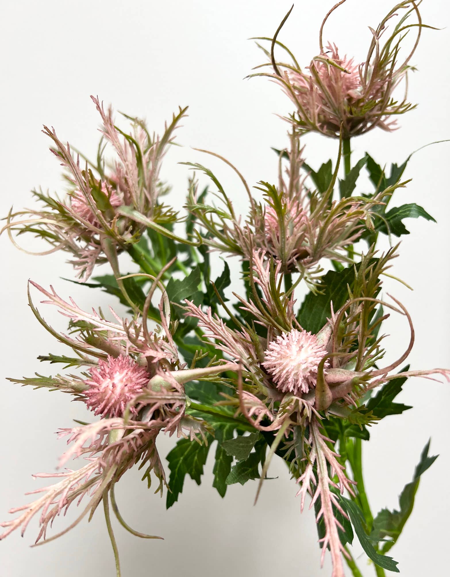 Realistic size,26" Artificial Thistle-3 sprays