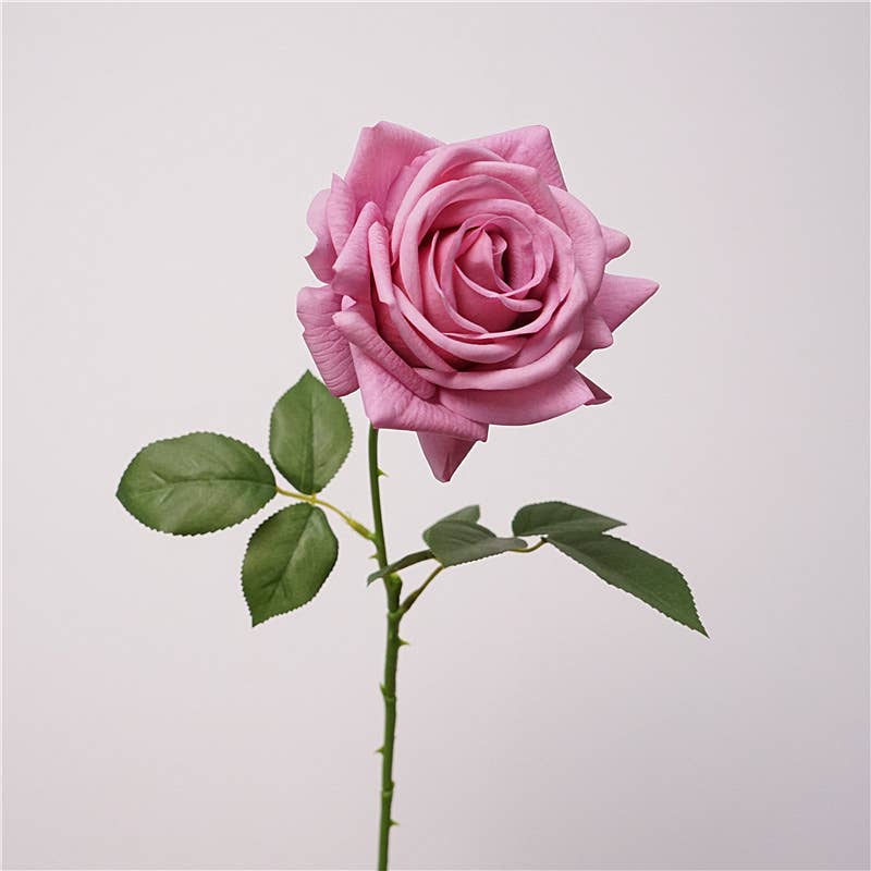 26" Premium Real Touch Rose–Full & Elegant Bloom