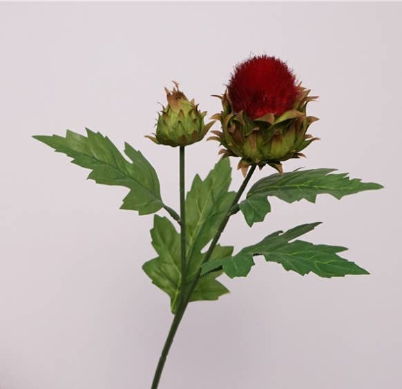 19.5" Artificial Globe Thistle Stem-Light weight-2 buds