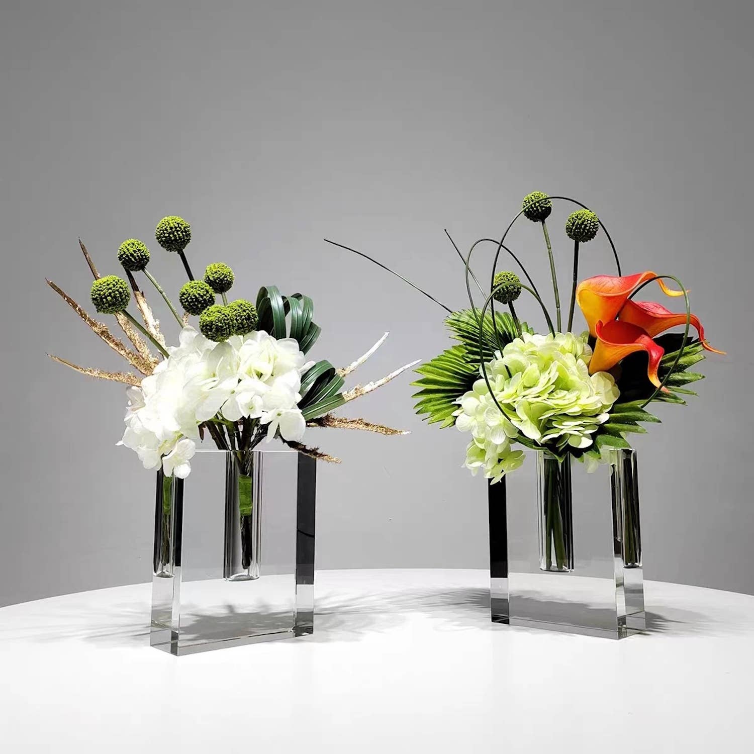 Pack of 10-Real Touch Calla lily-yellow orange color palette