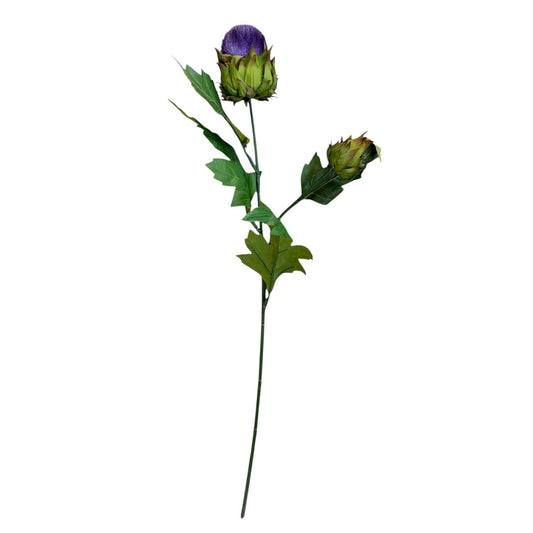 19.5" Artificial Globe Thistle Stem-Light weight-2 buds
