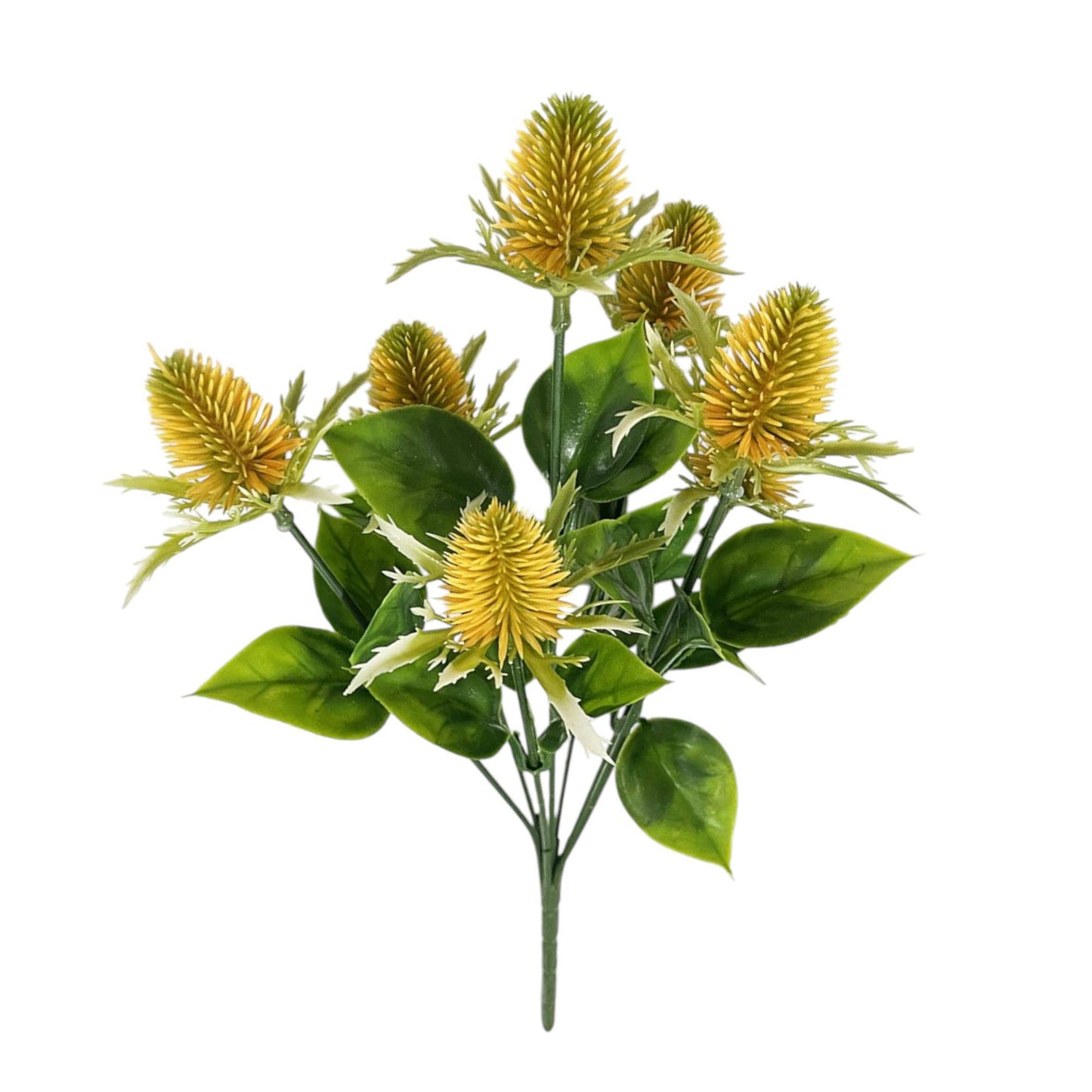 Artificial Small Thistle - UV-Resistant Centerpiece Accent