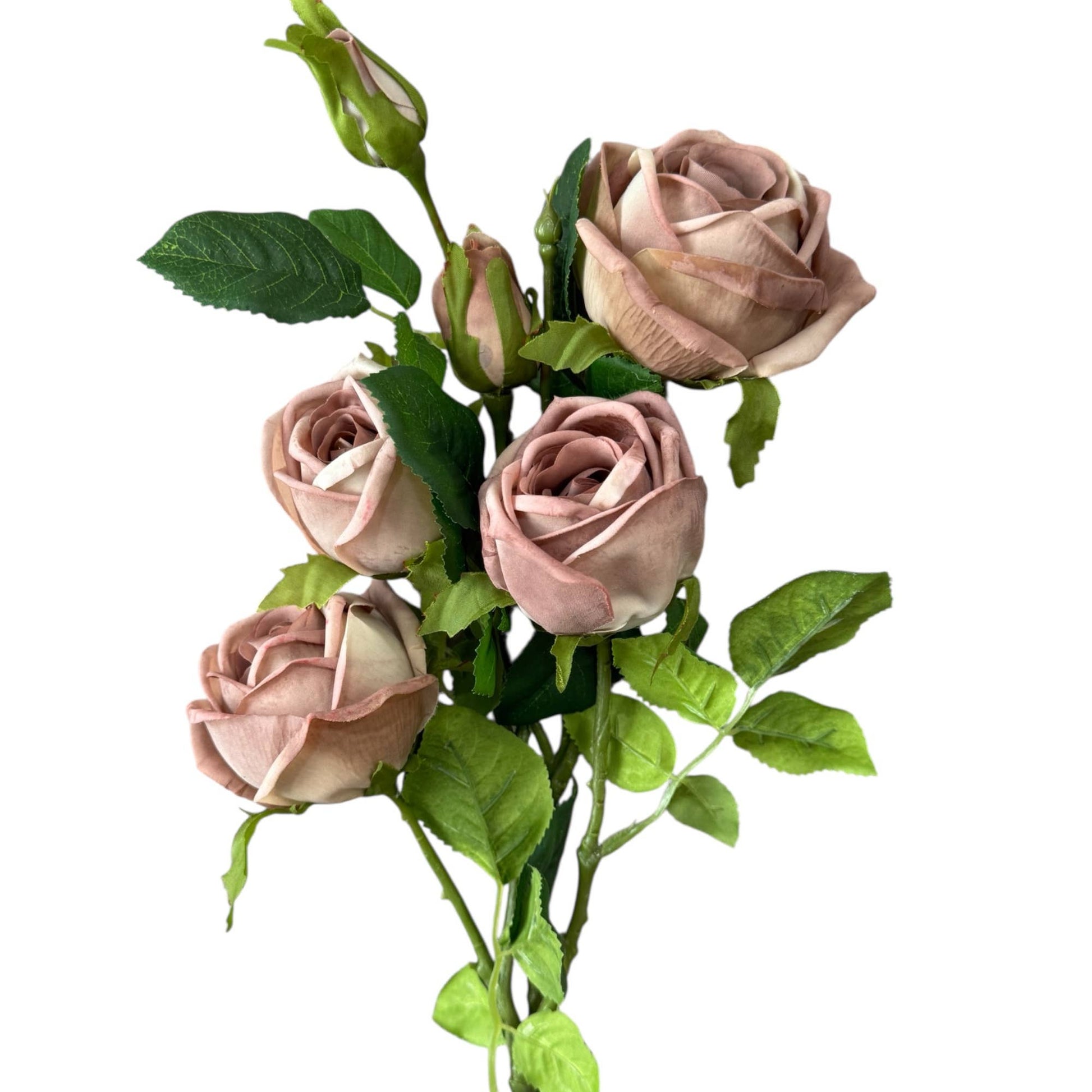32"Quality Real Touch Roses-6 Blooms and buds