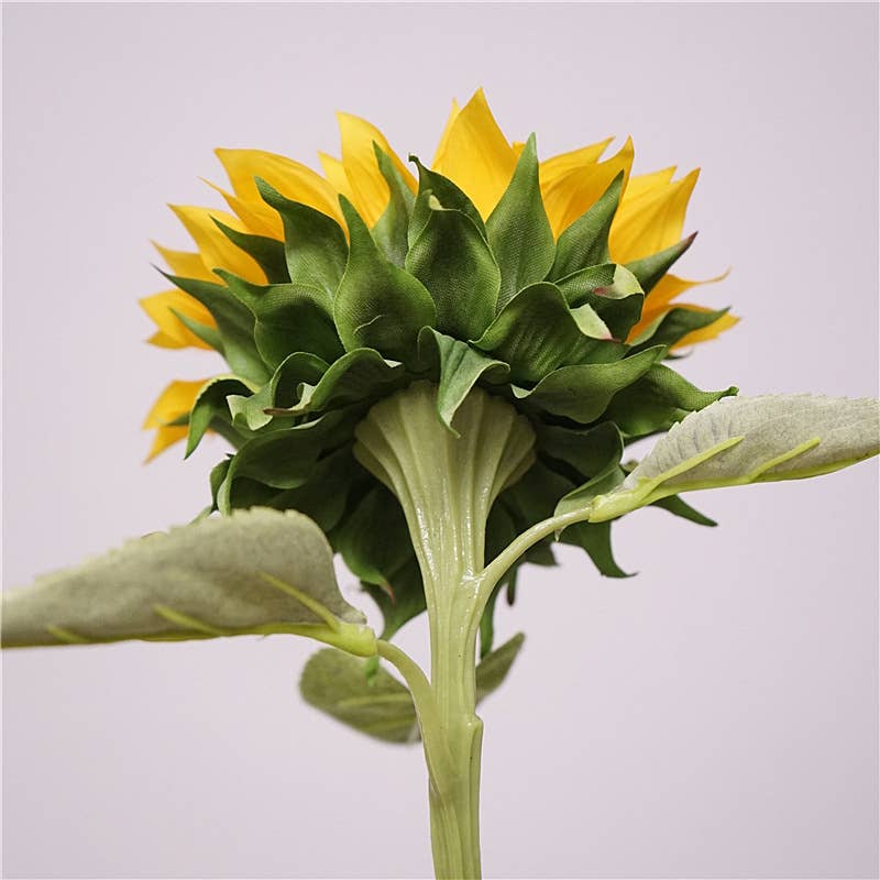 27.5"-Lux Collection-Moisturized Real Touch Sunflower Stem