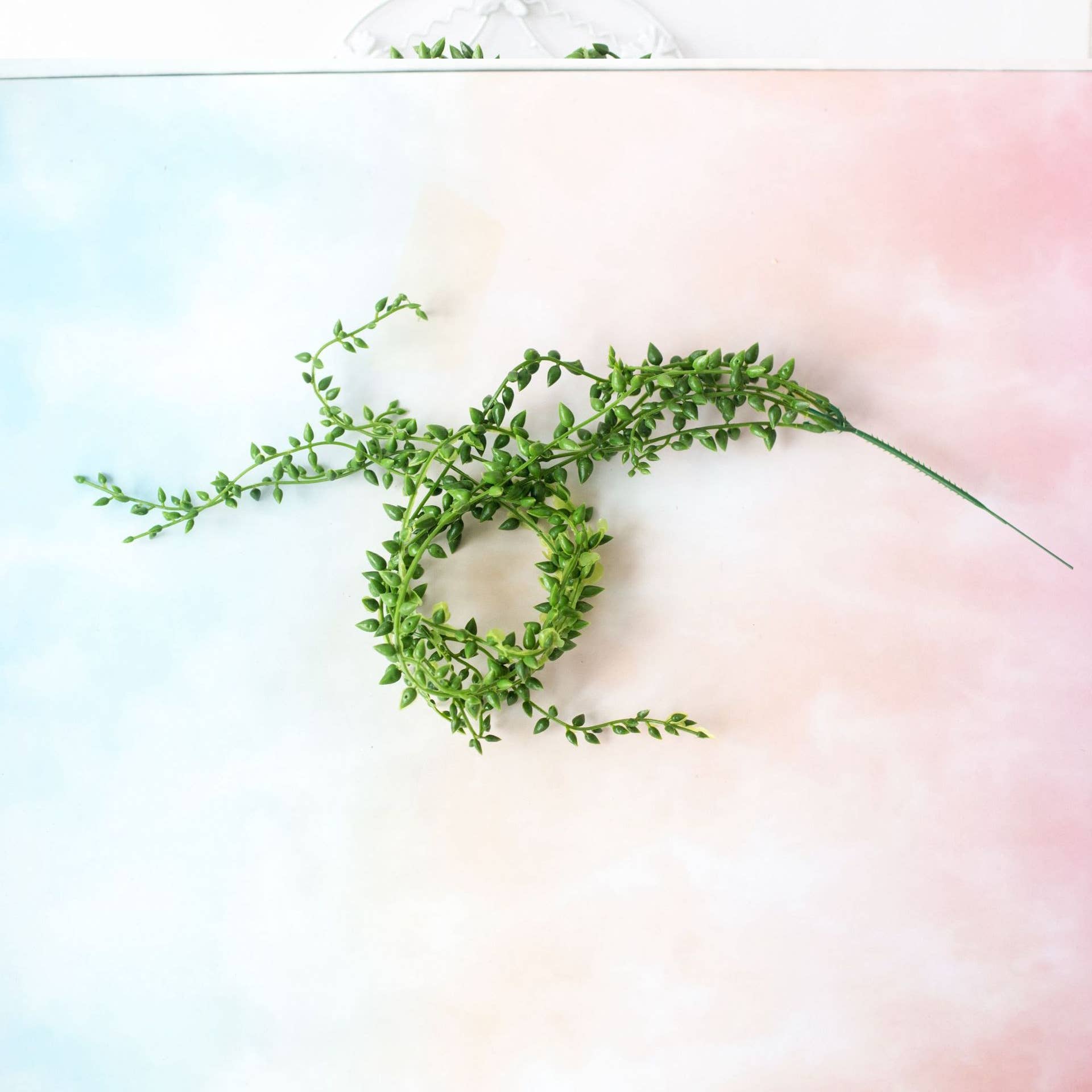 29" Artificial Hanging String of Pearl Succulent Garland