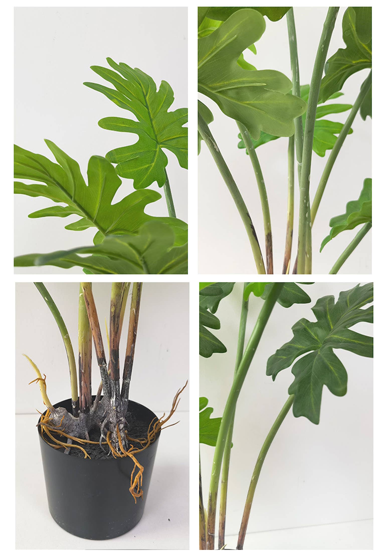 28"High Real touch Artificial Split Leaf Philodendron Plant