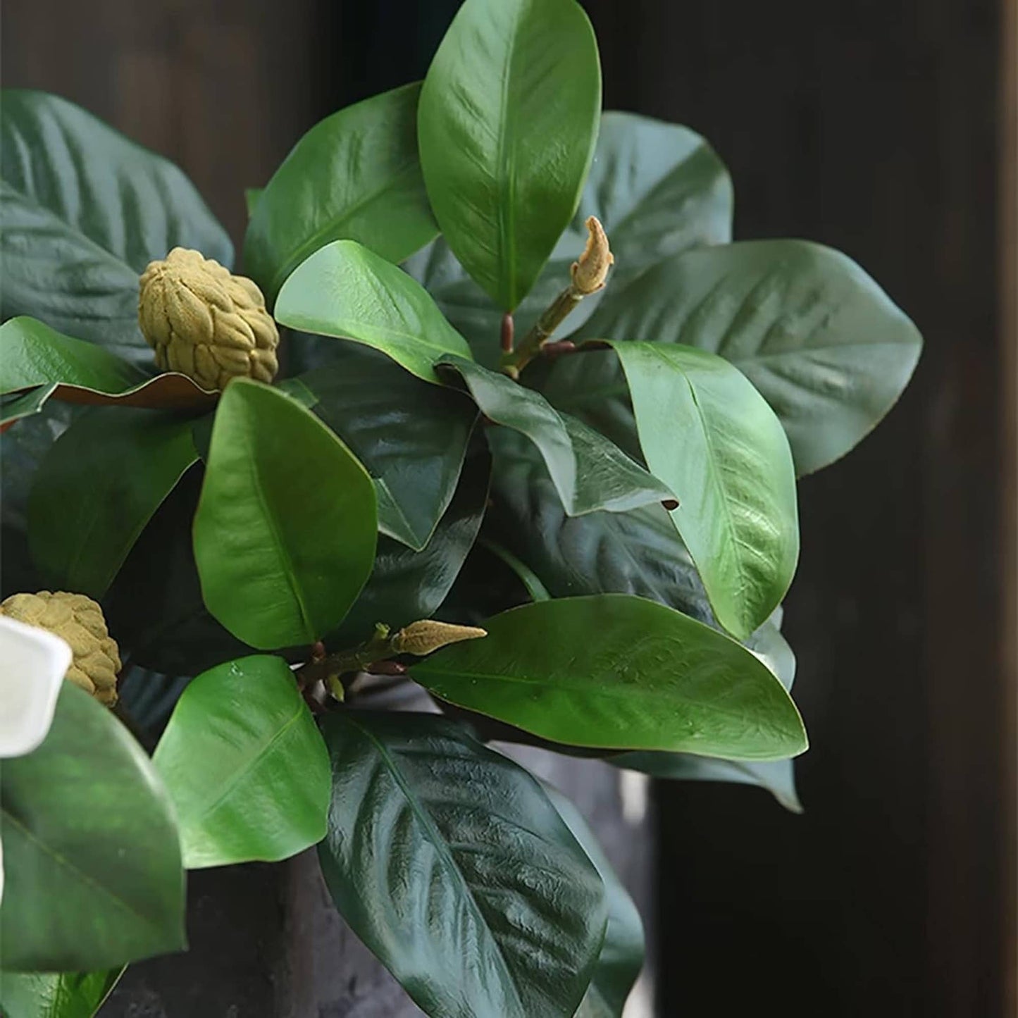 30"-Designer’s Pick | Artificial Magnolia Stem w/ Buds