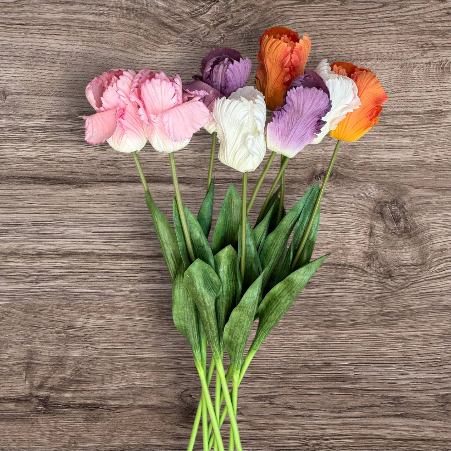 28"Ultra Realistic Real Touch Parrot Tulip Large bloom