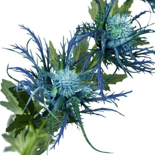 Realistic size,26" Artificial Thistle-3 sprays