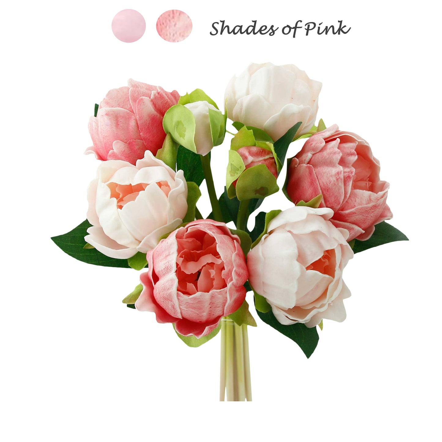 Case Packed Value-10 Bundles Real Touch Faux Peony bundle