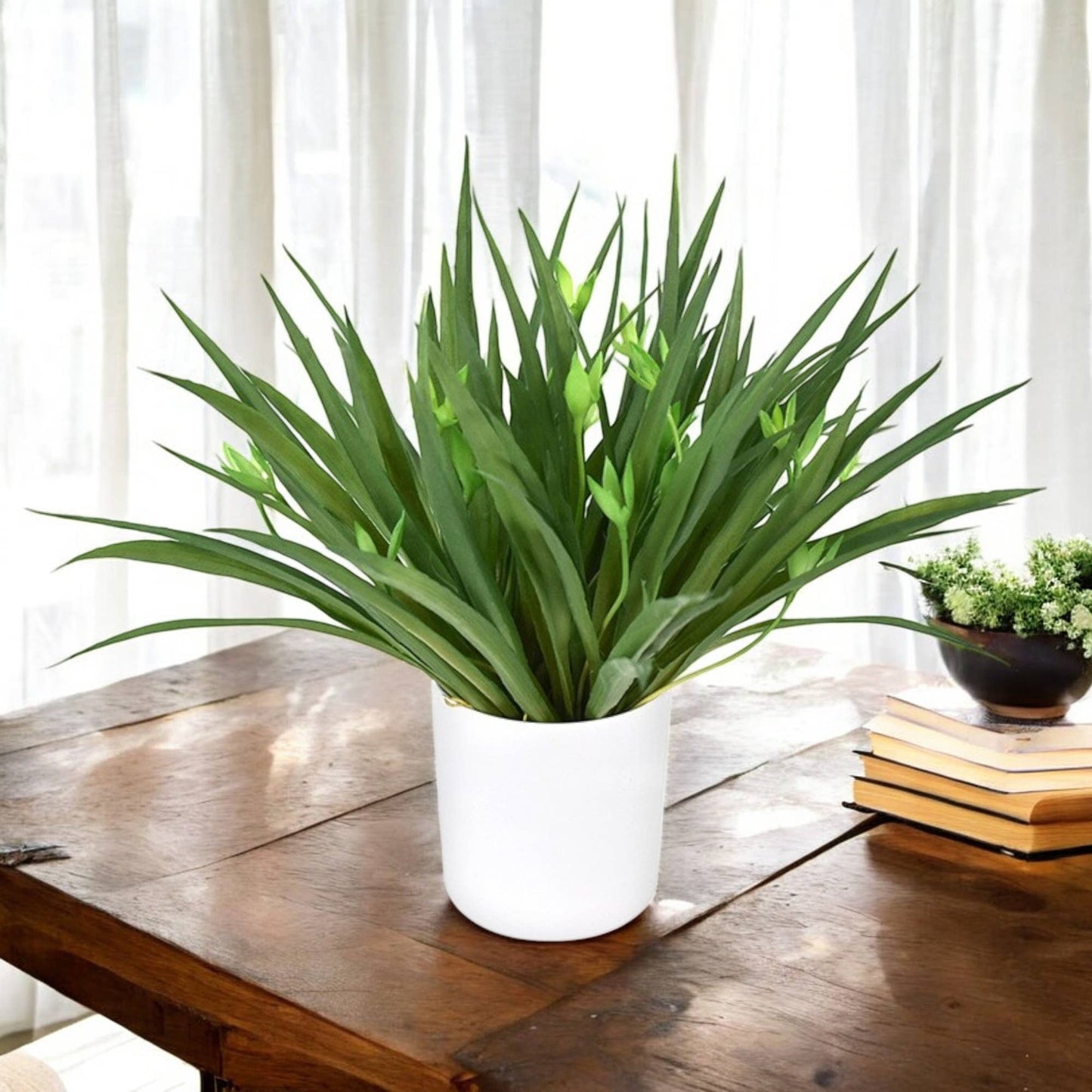 12.5" Artificial Plastic Spider Orchid Plants with buds