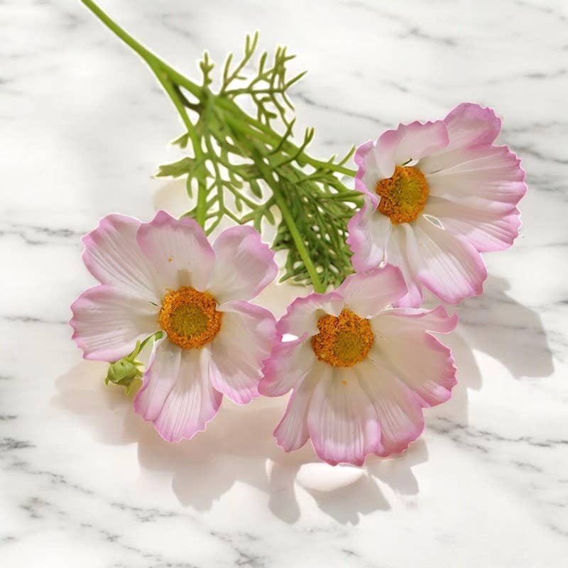 20" Real Touch Cosmos Flowers-vibrant lifelike colors