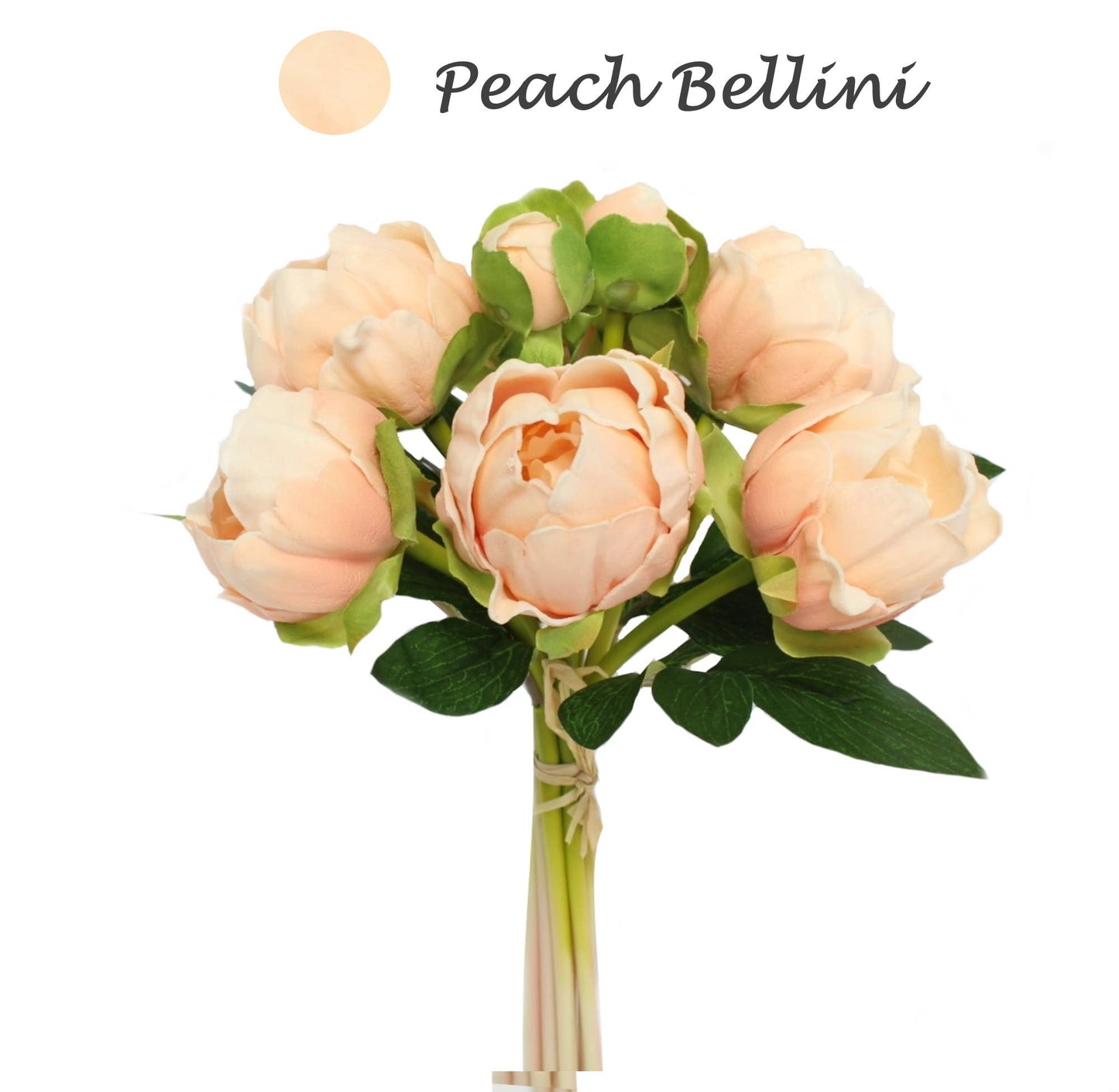 Case Packed Value-10 Bundles Real Touch Faux Peony bundle