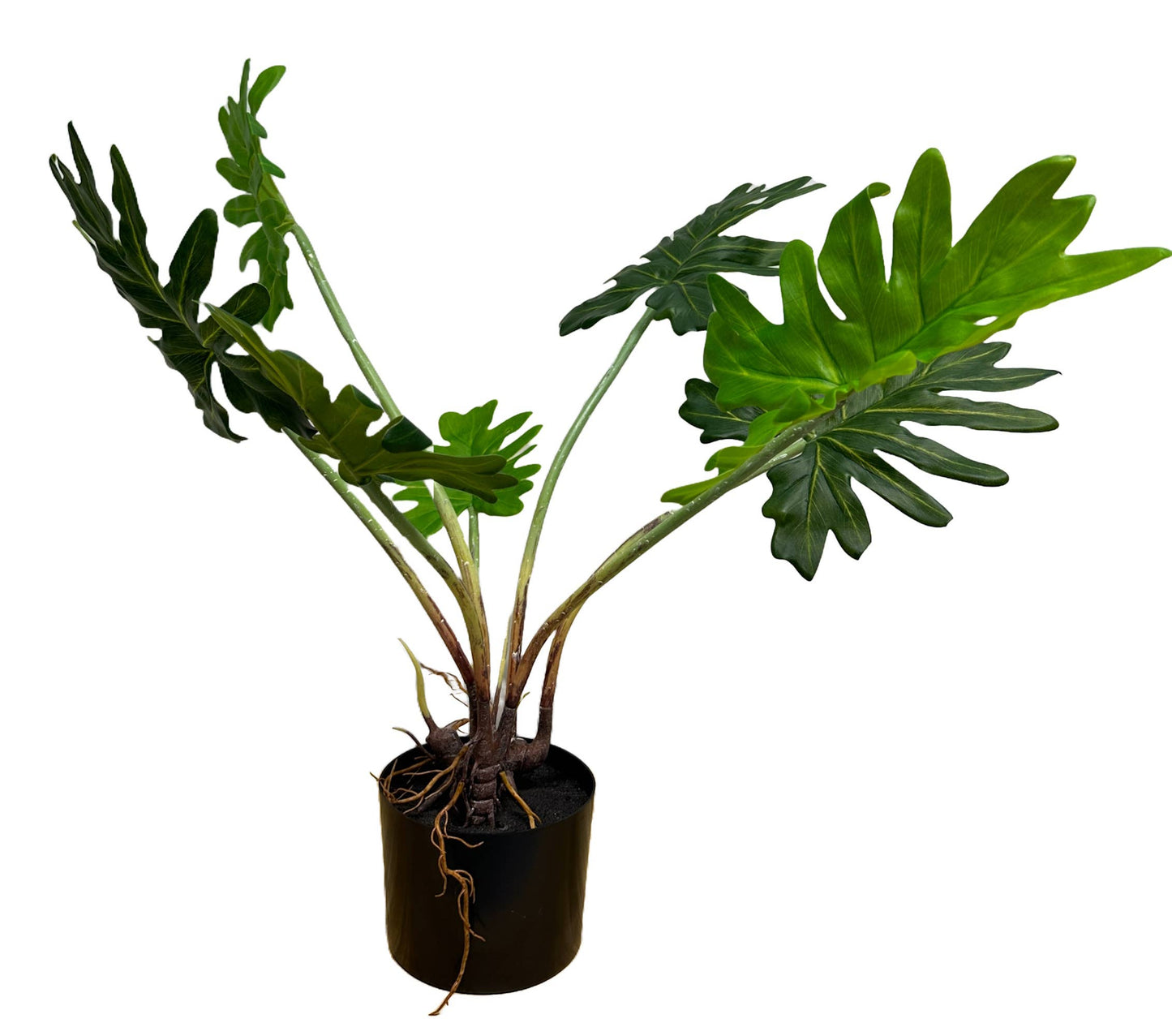 28"High Real touch Artificial Split Leaf Philodendron Plant