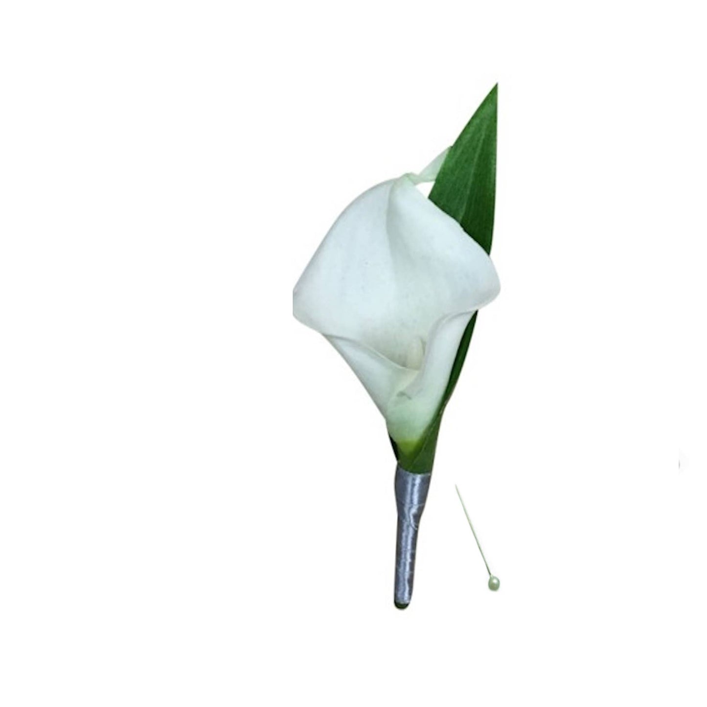 Event Prom Wedding Boutonniere-Real Touch calla lily