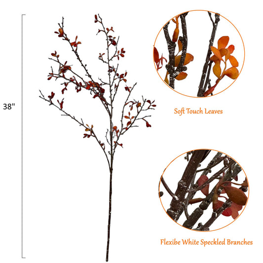 38" Quality Artificial Fall leaf Branches 