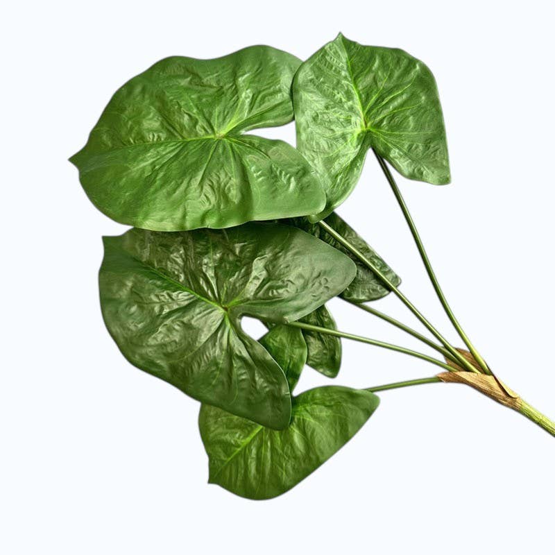 30" Large Bush of Artificial Premium Film Caladium