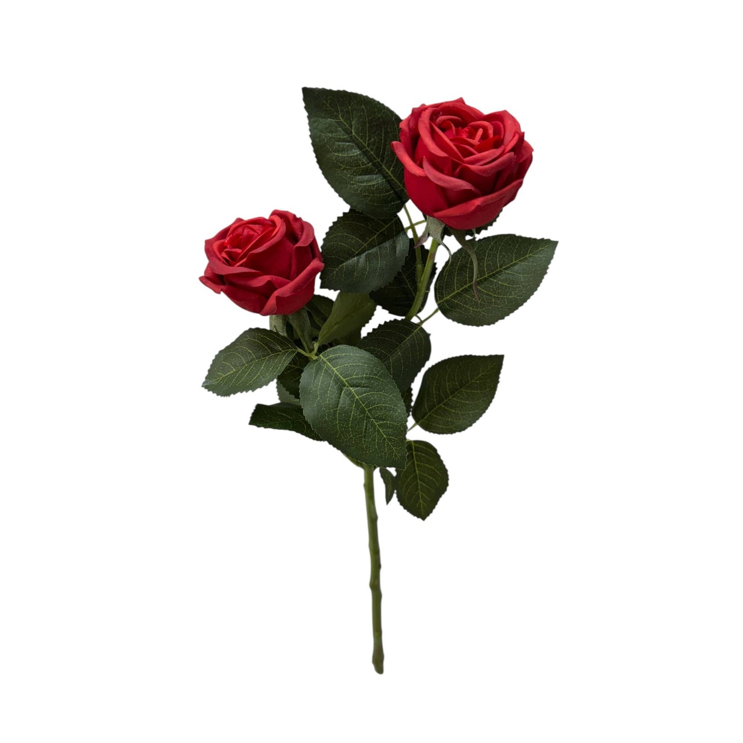 16"Real Touch Garden Tea Rose with 2 sprays
