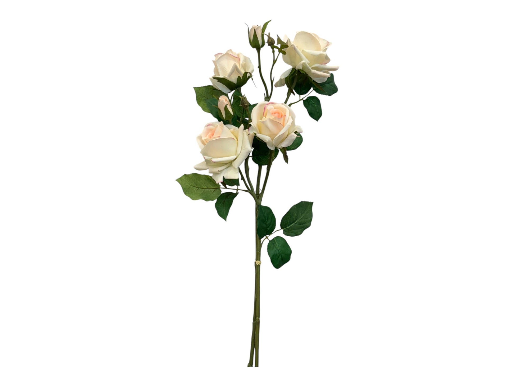 28.75"-Ultra Realistic-Real Touch Rose Stem with 6 Flowers