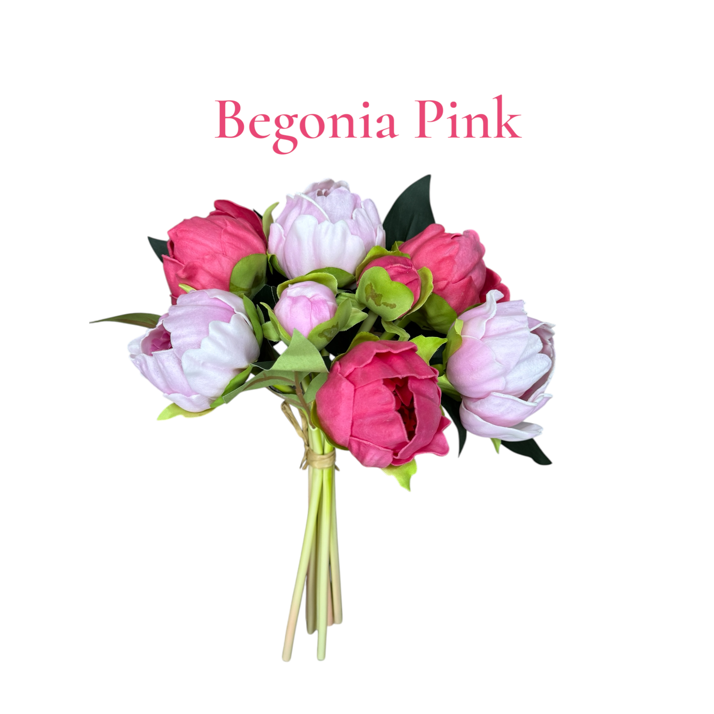 Case Packed Value-10 Bundles Real Touch Faux Peony bundle