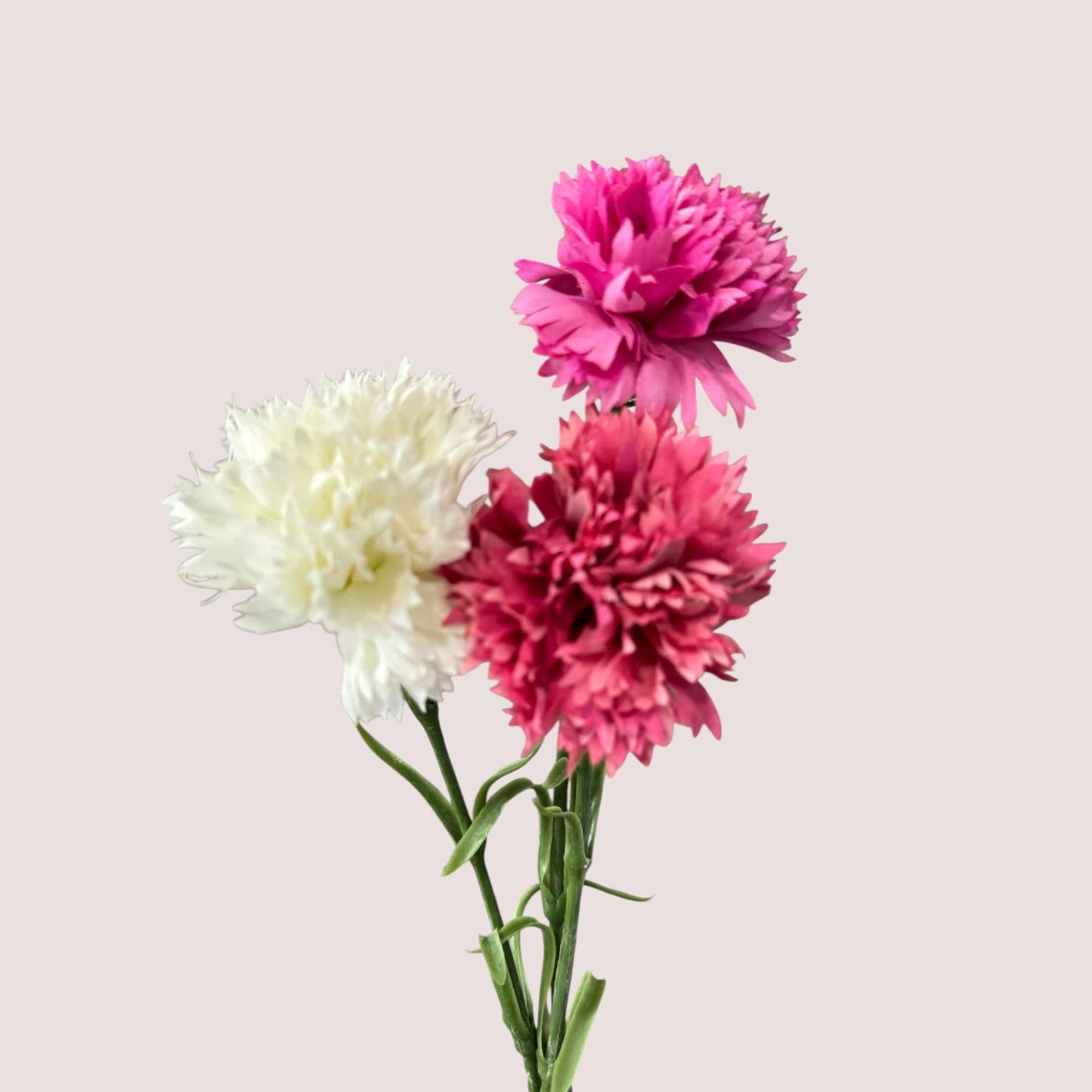 19.5"-Real Touch Needle Petal Modern Look Carnation