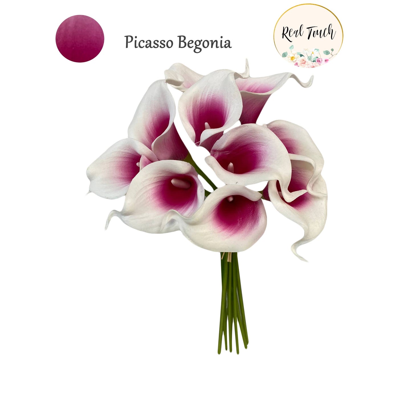 pack of 10 calla lilies-Pink Theme