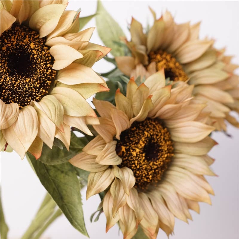 27.5"-Lux Collection-Moisturized Real Touch Sunflower Stem