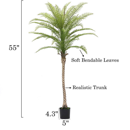 55"(4.5FT) Quality Artificial Coconut Palm Tree
