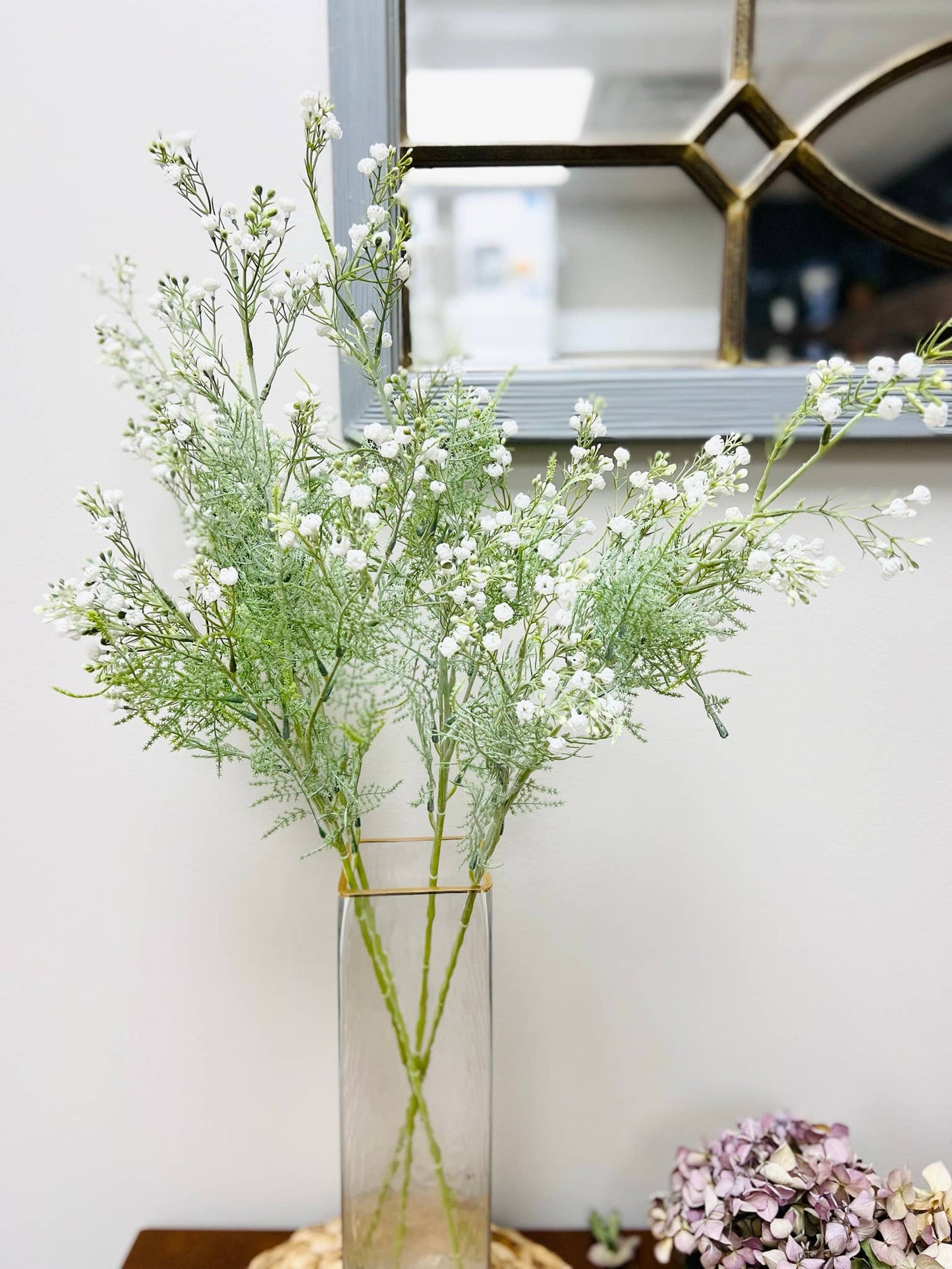 Designers Pick-Frosted Soft touch Baby's breath spray