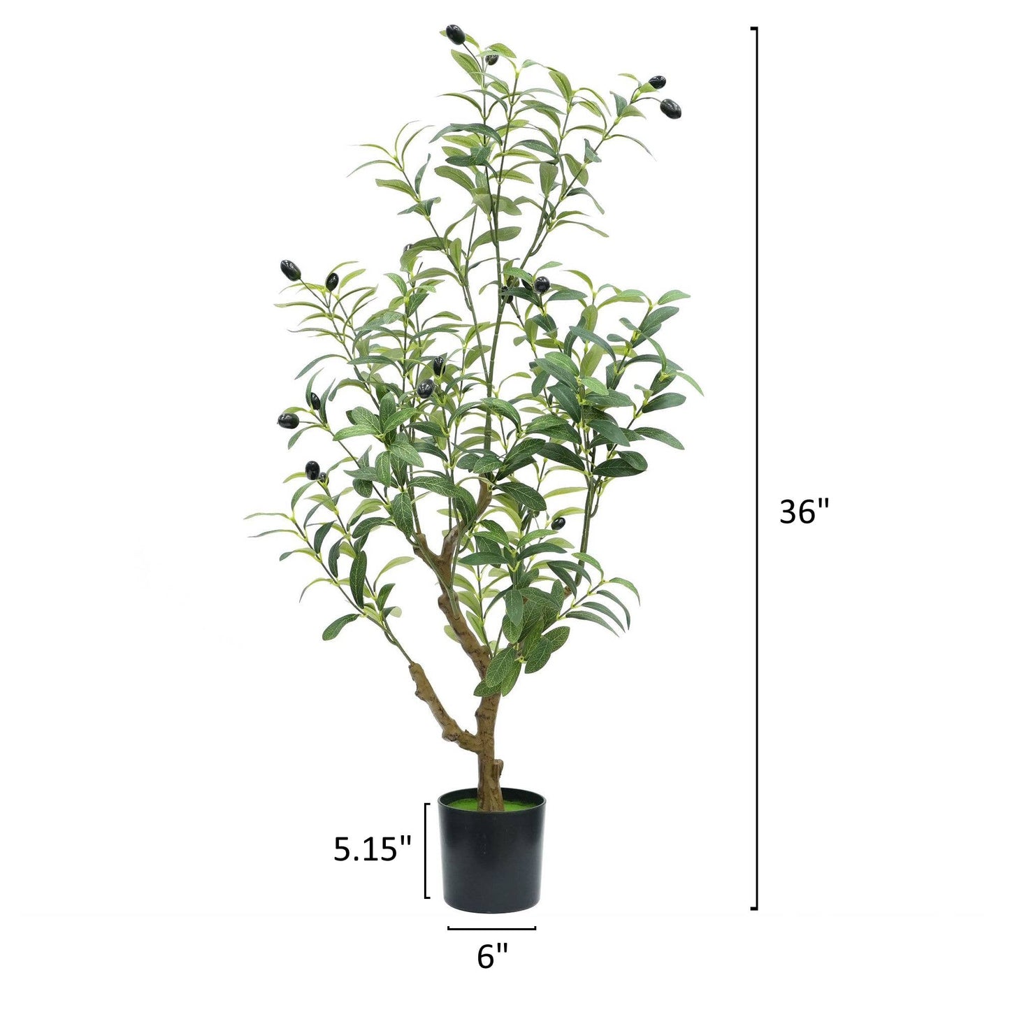 Dense Foliage-Artificial Quality Realistic Olive Tree