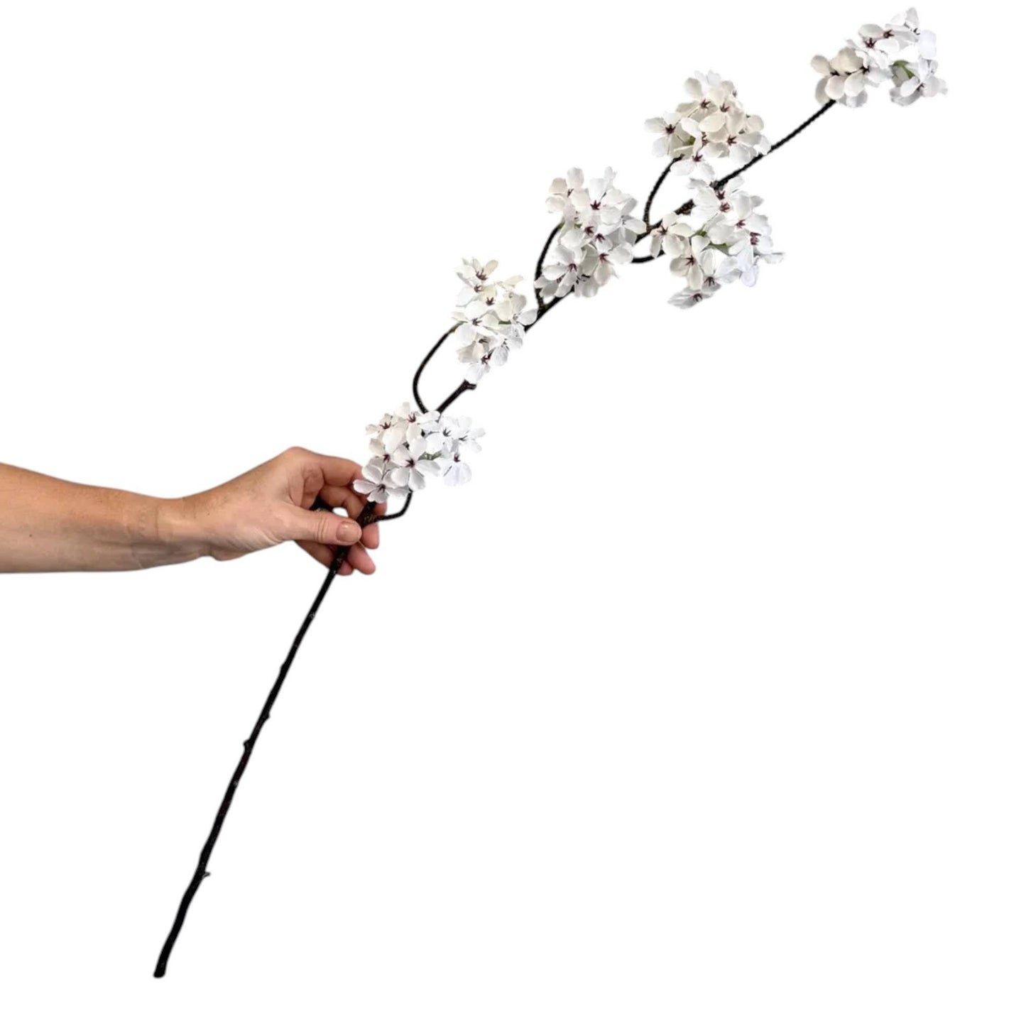 36" Faux Artificial Pear Blossom Branch