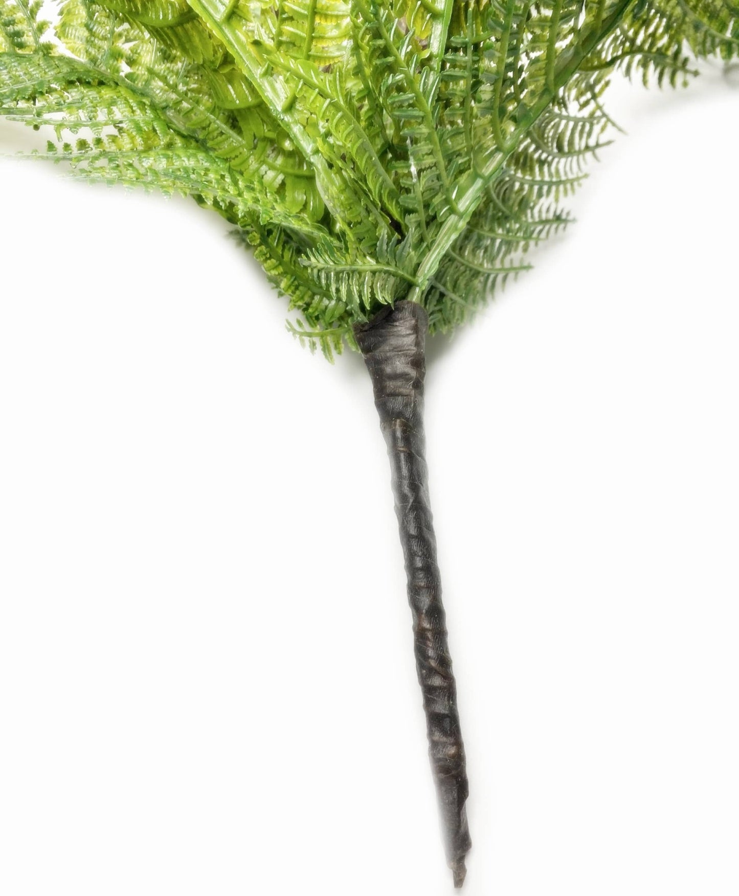 18" Artificial PVC plastic fern bush