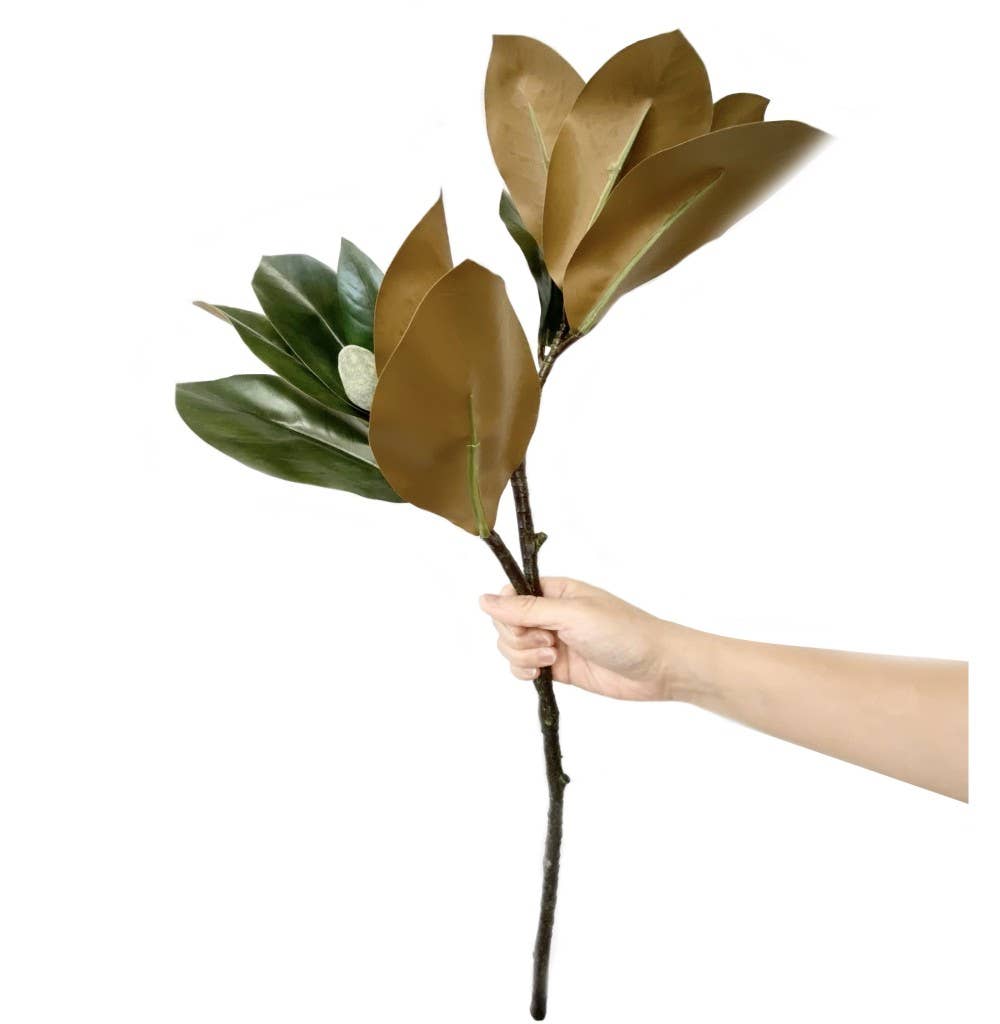 30" Artificial Magnolia-lifelike stem real touch leaves