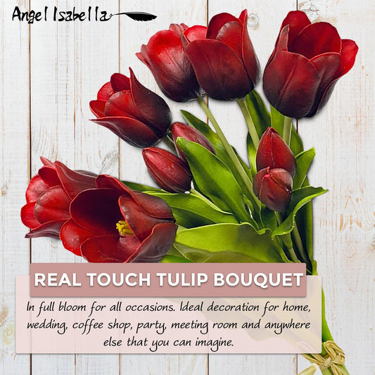 18" Elegant Holland Tulip Bloom and Buds Bundle