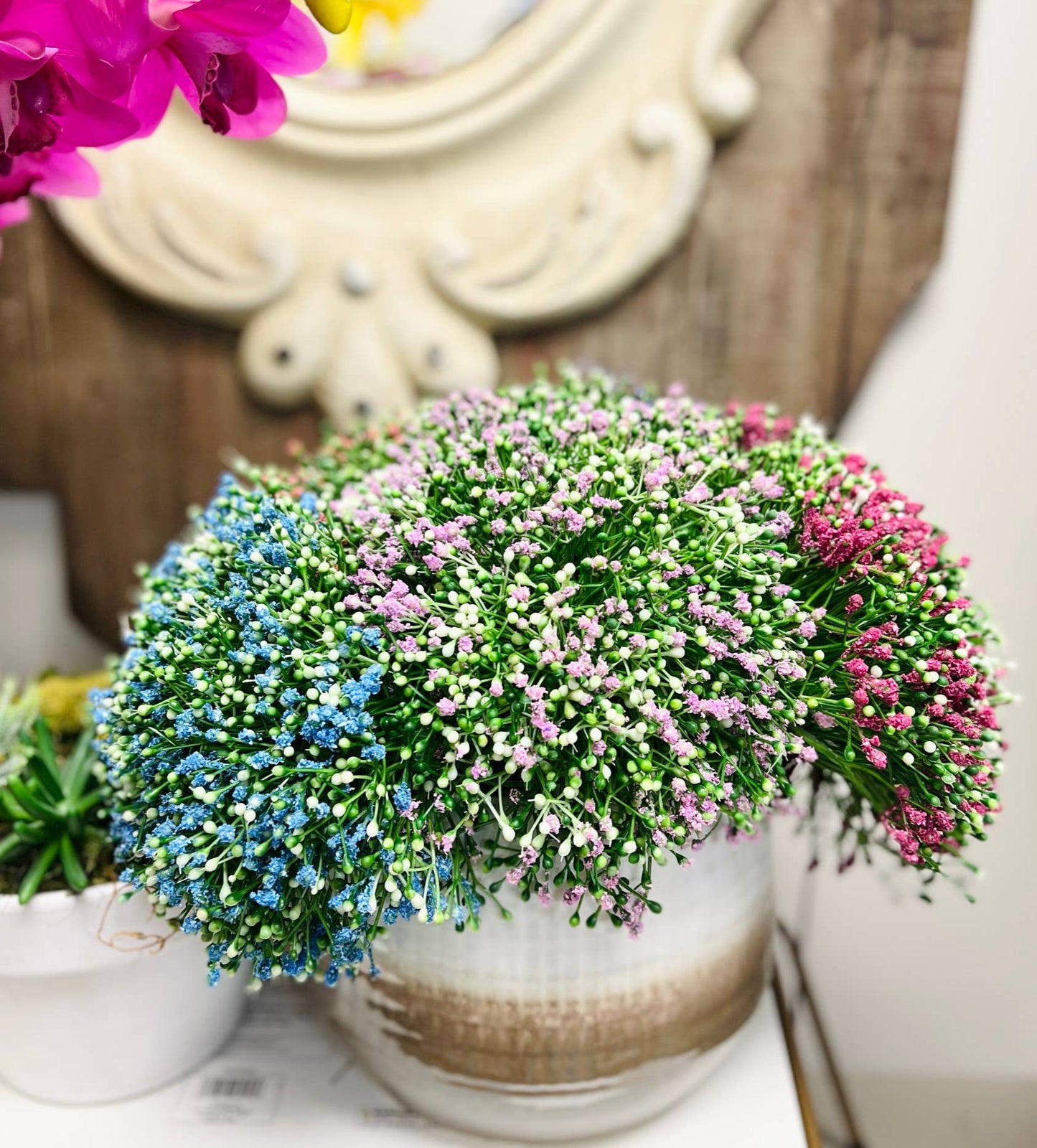 Gypsophila Bundle - foams and seeds