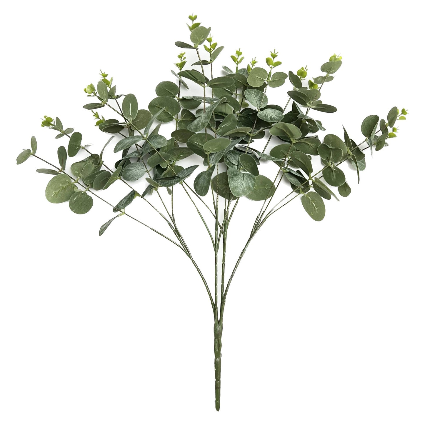 20" Green Grey Artificial Spiral Eucalyptus Bush