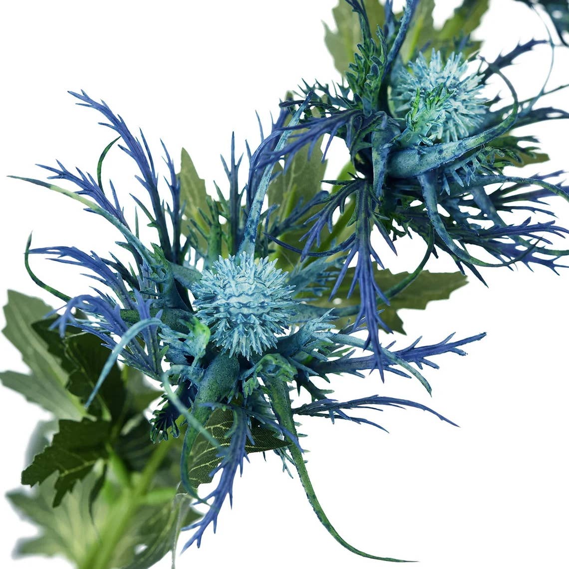 25"artificial Blue Thistle